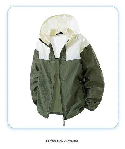 2025 UPF50+ Sun Jacket Men/Women - Lightweight UV Hoodie, Quick-Dry Outdoor Windbreaker, Fishing Running Coat Elite Boutique