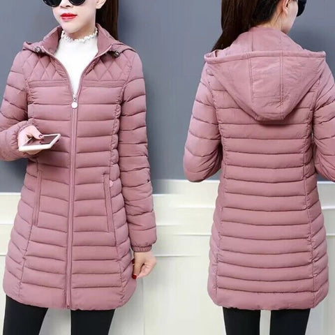 Women's Jacket Fashion Loose Down Cotton Women Coats Parkas Casual Warm Outerwear Hooded Winter Jacket Oversize 6XL Overcoat Elite Boutique