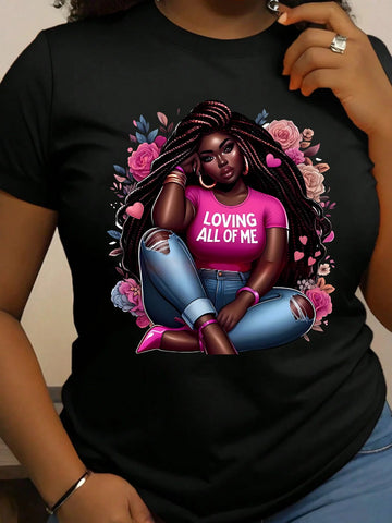 Women’s Plus Size Trendy Graphic Tee Elite Boutique