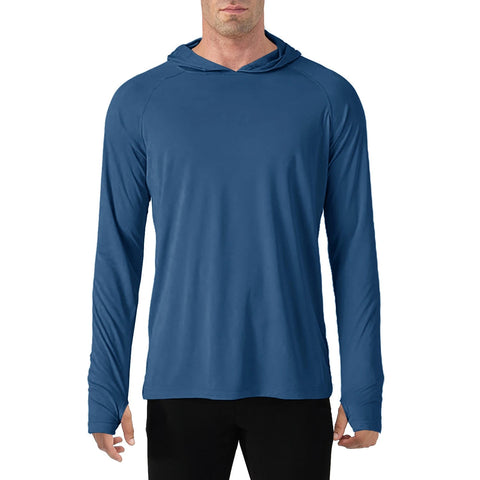 TACVASEN Sun Protection T-Shirts Mens Long Sleeve Hoodie Casual UV-Proof T-Shirts Breathable Lightweight Quick Dry T shirts Male Elite Boutique