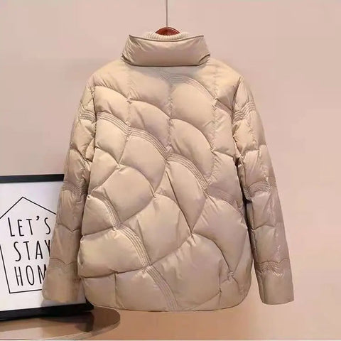 Women Jacket 2025 New Autumn Winter Parkas Female Light Thin Down Cotton Coat Femme Casual Short Warm Basic Outerwear Ladies Top Elite Boutique