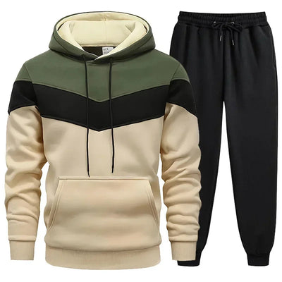 Hoodie Men Tracksuit Tricolor Single Piece Sweatshirt and Sweatpants Daily Sportswear Man Comfort Hot Sale Fashion Casual Sports Elite Boutique