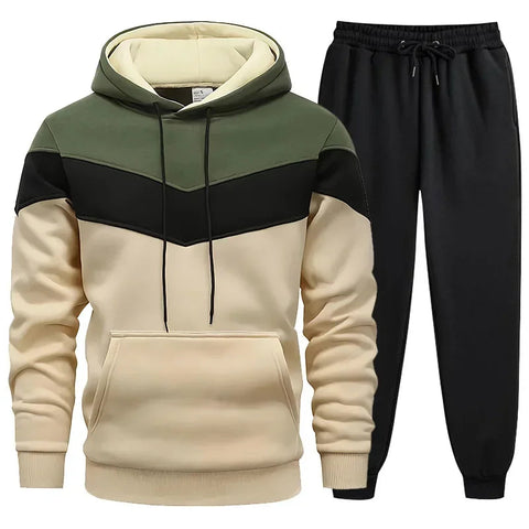 Hoodie Men Tracksuit Tricolor Single Piece Sweatshirt and Sweatpants Daily Sportswear Man Comfort Hot Sale Fashion Casual Sports Elite Boutique
