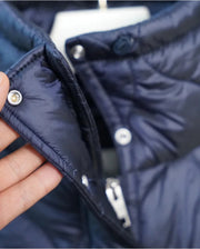 Quilted coat for women ETJ 2024traf QUILTED JACKET WITH TIES new beige drawstring high neck pocket clip cotton jacket for women Elite Boutique