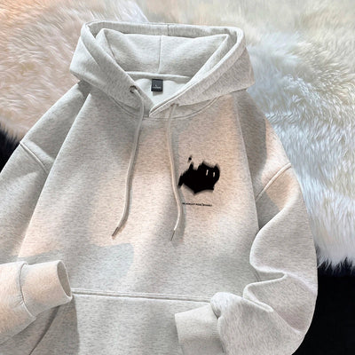 Hoodie men's trendy brand versatile Hong Kong style high street American printed top autumn and winter coat Elite Boutique