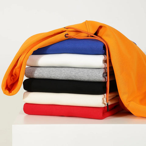 Hoodie Men 500g Fleece thicken Loose Solid Unisex Oversized Basic Autumn Winter Warm Women Sweatshirts Hooded Pullovers Male Top Elite Boutique