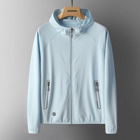 UPF50+ Summer UV Protection Hoodie Coat Unisex Breathable Ice Silk Outdoor Sports Couple's Beach Street Lightweight Skin Jacket Elite Boutique
