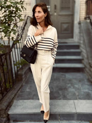 TRAF Women Pants High waist Trousers Office Wear for Women Professional Autumn Cropped Pants Office outfits Women's Formal Pants Elite Boutique