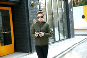 Women's Hooded Jacket Casual Basic Warm Velvet Lamb Parka Coat Autumn Winter New Solid Light Soft  Outerwear fashion style Elite Boutique