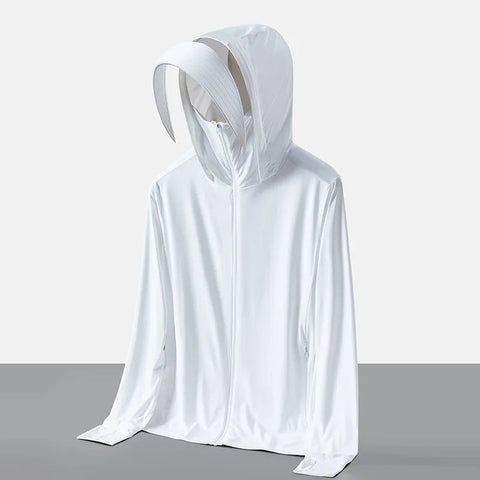 UPF50+ UV Sun Protection Shirts for Women Men Big Brim Breathable Ice Feeling Fabric Thin Ultra-Light Sunscreen Clothing Summer Elite Boutique