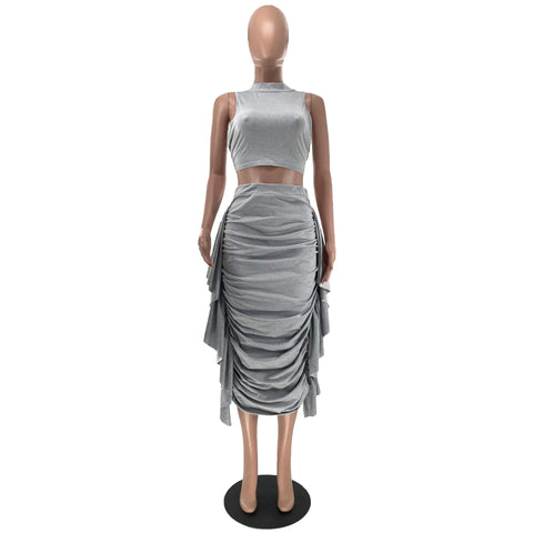 two piece set for women sets women 2 piece summer 2 pieces outfits birthday outfit woman tops skirts wholesale clothes 2023 Elite Boutique