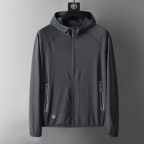 UPF50+ Summer UV Protection Hoodie Unisex Breathable Ice Silk Outdoor Sports Couple's Beach Street Style Lightweight Jacket Elite Boutique