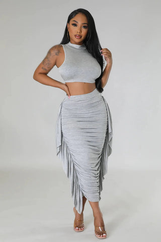 two piece set for women sets women 2 piece summer 2 pieces outfits birthday outfit woman tops skirts wholesale clothes 2023 Elite Boutique