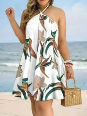 Women’s Cute Halter Summer Dress. (Plus Size Available.) My Store