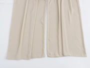 TRAF Pants for Women Fashion Spring Autumn New Solid Color Folded Chic Female Elastic High Waist Wide Leg Trousers Mujer Elite Boutique