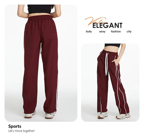 Sports Trousers for Women in Summer Cool Windproof Outdoor Mountaineering Loose Casual Wide-leg Pants Sun Protection Trousers Elite Boutique