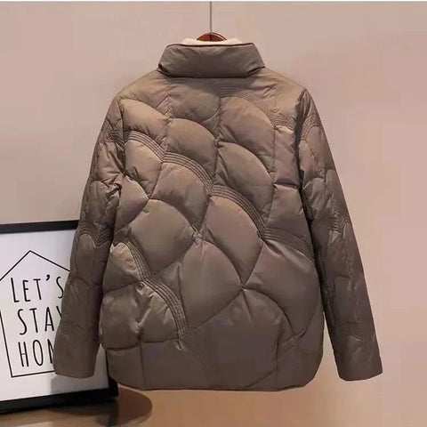 Women Jacket 2025 New Autumn Winter Parkas Female Light Thin Down Cotton Coat Femme Casual Short Warm Basic Outerwear Ladies Top Elite Boutique