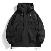 Streetwear Jackets for Women Autumn Waterproof Hooded Jacket Outdoor Casual Outerwear Unisex Tactical Coat Windproof Windbreaker Elite Boutique