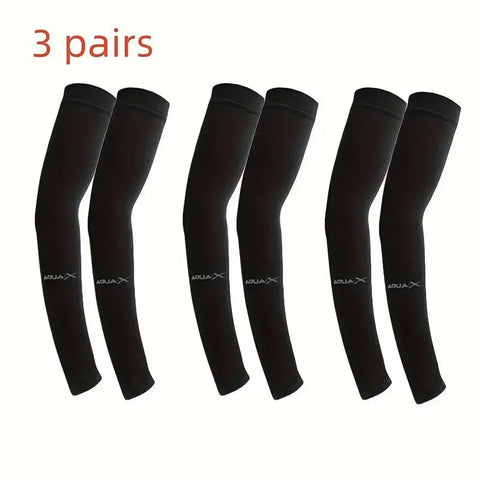 3 Pair of Breathable Sun Protection Sleeves - Breathable & UV Protective Gear for Sports, Driving, & Outdoor Adventures Elite Boutique