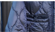 Quilted coat for women ETJ 2024traf QUILTED JACKET WITH TIES new beige drawstring high neck pocket clip cotton jacket for women Elite Boutique