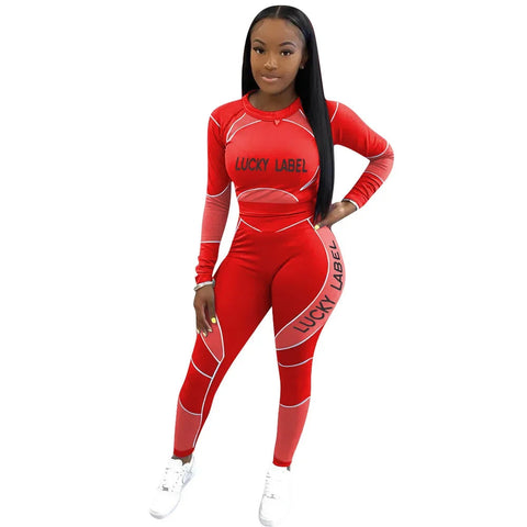Casual Women's Long Sleeve Hoodie Set Printed Fashion Autumn Sportswear Two Pieces Outfit Comfortable Streetwear Style Elite Boutique