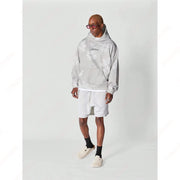 Hoodie Cool Retro Casual  Portrait Music Love Pattern Printed Drop Shoulder Loose Long-Sleeved Hooded Sweatshirt Elite Boutique