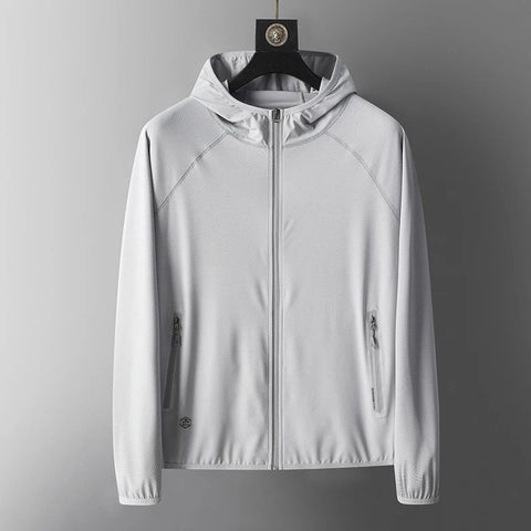 UPF50+ Summer UV Protection Hoodie Unisex Breathable Ice Silk Outdoor Sports Couple's Beach Street Style Lightweight Jacket Elite Boutique