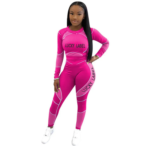 Casual Women's Long Sleeve Hoodie Set Printed Fashion Autumn Sportswear Two Pieces Outfit Comfortable Streetwear Style Elite Boutique
