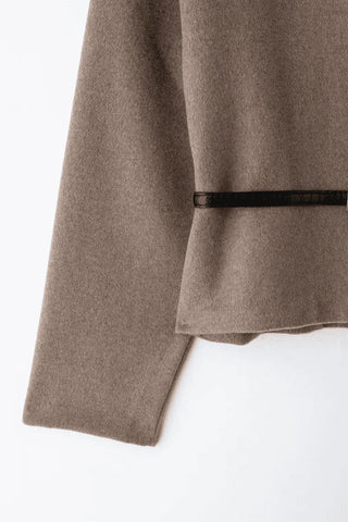 Women Elegant Street Jacket 2025 Fashion Comfortable Short Jackets For Women Belt Casual Coat Long Sleeve New Outerwears Elite Boutique