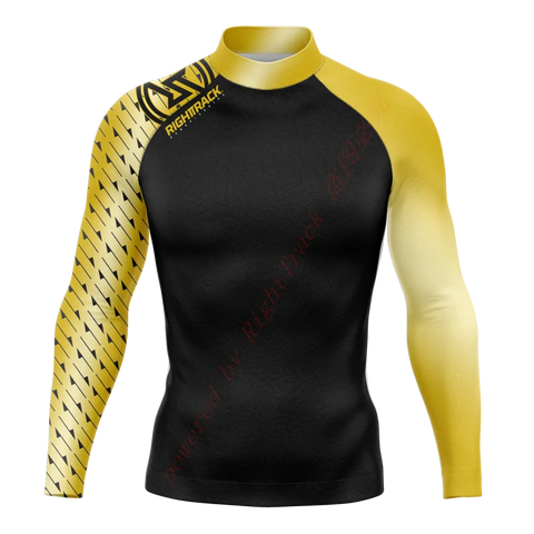 New Summer Men's Rashguard Long Sleeve Surfing Shirts Sunscreen Lycra Fabric Surf Sweatshirt UV Protection RightTrack Swimwear Elite Boutique