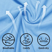 UPF50+ Men's Sunscreen UV Protection T-shirt Solid Color Long-sleeved Round Neck Outdoor Hiking Fishing Quick-drying Tops Elite Boutique
