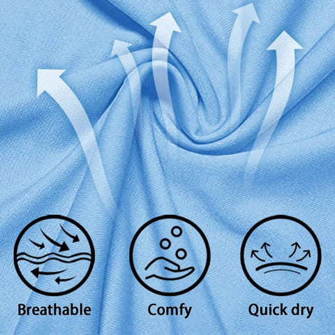 UPF50+ Men's Sunscreen UV Protection T-shirt Solid Color Long-sleeved Round Neck Outdoor Hiking Fishing Quick-drying Tops Elite Boutique
