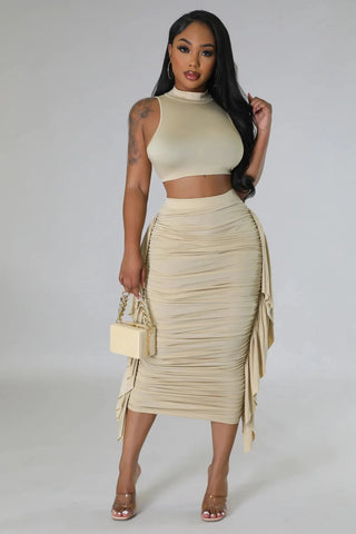 two piece set for women sets women 2 piece summer 2 pieces outfits birthday outfit woman tops skirts wholesale clothes 2023 Elite Boutique