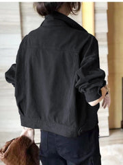 Jackets for Women Spring Autumn 2023 New Women's Fashion Versatile Jean Jacket Short Jacket Work Clothes Denim Top Streetwear Elite Boutique