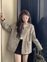 Women's Jackets High Quality Long Sleeve Female Coat Spring Autumn New Products Luxury Sale Cheap Lined Korean Style Casual Elite Boutique
