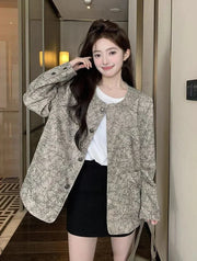 Women's Jackets High Quality Long Sleeve Female Coat Spring Autumn New Products Luxury Sale Cheap Lined Korean Style Casual Elite Boutique
