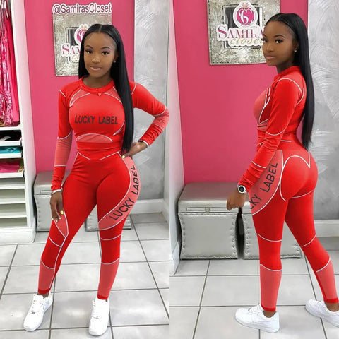 Casual Women's Long Sleeve Hoodie Set Printed Fashion Autumn Sportswear Two Pieces Outfit Comfortable Streetwear Style Elite Boutique