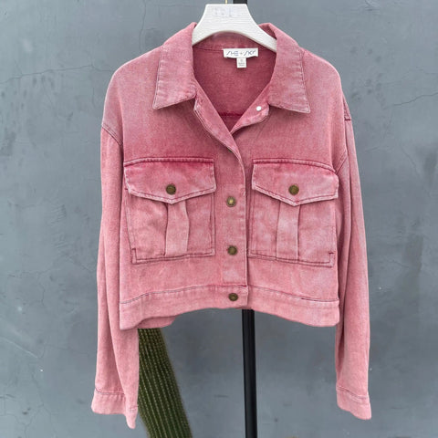 Vintage Jackets for Women Clothes Street Fashion Hip Hop Washing Aging Coat Women Jacket Loose Casual Denim Jacket Women Tops Elite Boutique
