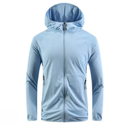 UPF50+ Summer UV Protection Hoodie Coat Unisex Breathable Ice Silk Outdoor Sports Couple's Beach Street Lightweight Skin Jacket Elite Boutique