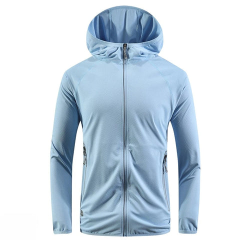 UPF50+ Summer UV Protection Hoodie Coat Unisex Breathable Ice Silk Outdoor Sports Couple's Beach Street Lightweight Skin Jacket Elite Boutique