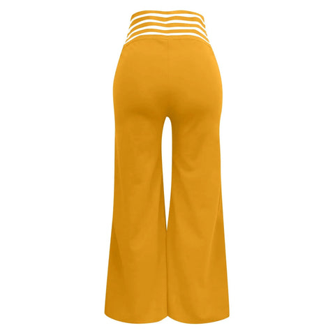 Women Hollow Belt Trousers Fashion Temperament Commuting Flared Trousers Daily Classic Solid Causal High Waist Wide Leg Pants Elite Boutique
