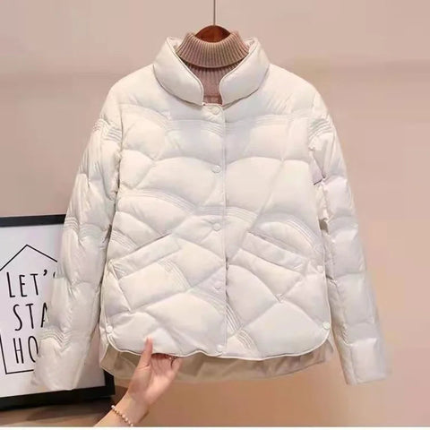 Women Jacket 2025 New Autumn Winter Parkas Female Light Thin Down Cotton Coat Femme Casual Short Warm Basic Outerwear Ladies Top Elite Boutique