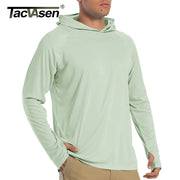 TACVASEN Sun Protection T-Shirts Mens Long Sleeve Hoodie Casual UV-Proof T-Shirts Breathable Lightweight Quick Dry T shirts Male Elite Boutique