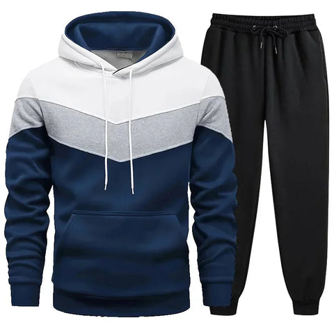 Hoodie Men Tracksuit Tricolor Single Piece Sweatshirt and Sweatpants Daily Sportswear Man Comfort Hot Sale Fashion Casual Sports Elite Boutique