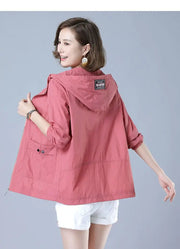 Women's Jacket 2025 New Summer Thin Coat Casual Windbreaker Female Sun Protection Jacket Basic Zipper Coat Tops Elite Boutique