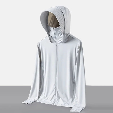 UPF50+ UV Sun Protection Shirts for Women Men Big Brim Breathable Ice Feeling Fabric Thin Ultra-Light Sunscreen Clothing Summer Elite Boutique