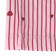 Women's Trousers Summer New Streetwear Fashion Striped Print Love Lace-up Casual Slim Trousers Pink Sexy Sweet Female Clothing Elite Boutique