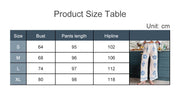 Women's New Fashion Printed Pants Comfortable Loose Trouser Casual Wide Leg Pants Female Elastic Waist Trouser Streetwear Elite Boutique