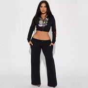 Women's Casual Street Printed 2-piece Set Multicolor Suit My Store
