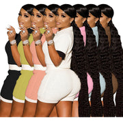Shorts Two-piece Suit European And American Women's Clothing My Store